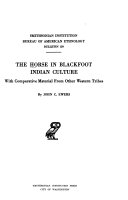 The_horse_in_Blackfoot_Indian_culture